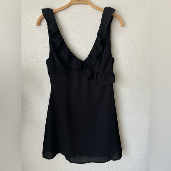 New White Fox Doubt It Mini Dress Black - Picture 3 of 4